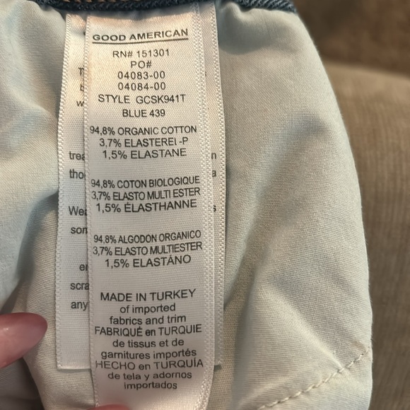 Good American- Good Curve Skinny Jeans size 4/27 - Picture 6 of 6